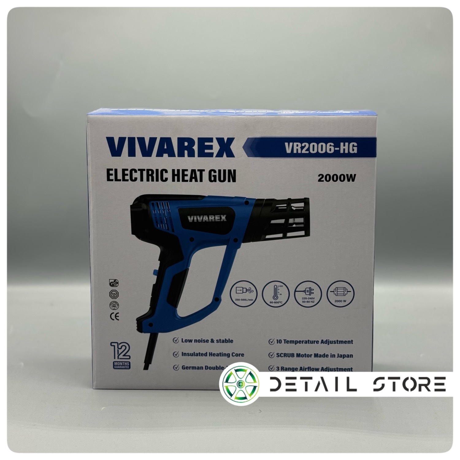 سشوار صنعتی 2000 وات ویوارکس مدل VR2006-HG